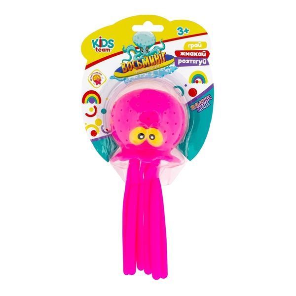Игрушка-антистресс Осьминог (Розовый) CKS-10217-1 фото