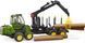 Игрушечный комбайн &laquo;John Deere 1210E&raquo; с манипулятором и бревнами 02133 фото 3