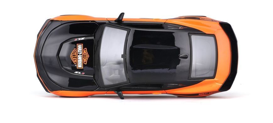Машинка іграшкова Harley-Davidson Custom, масштаб 1:24 (2017 CHEVROLET CAMARO ZL1 - ORANGE/BLACK) 32160-32271 фото