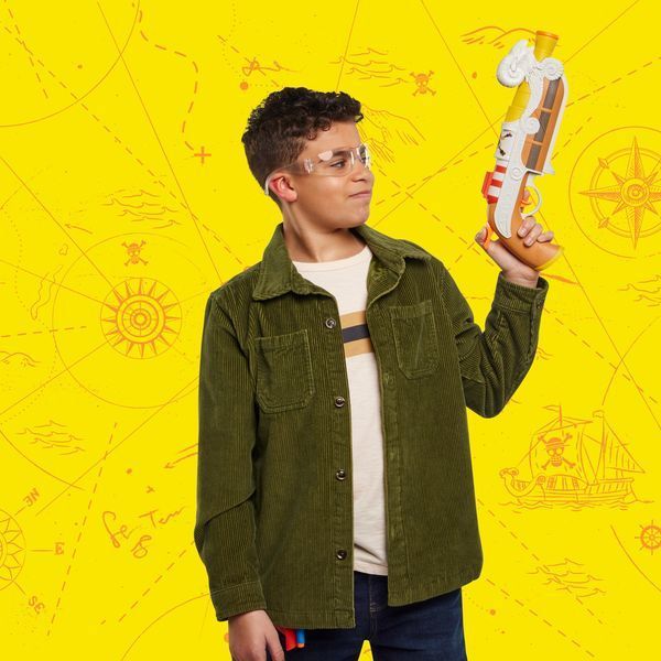 NERF Бластер іграшковий Nerf One Piece Going Merry із кобурою та 8 дротиками G2979 фото