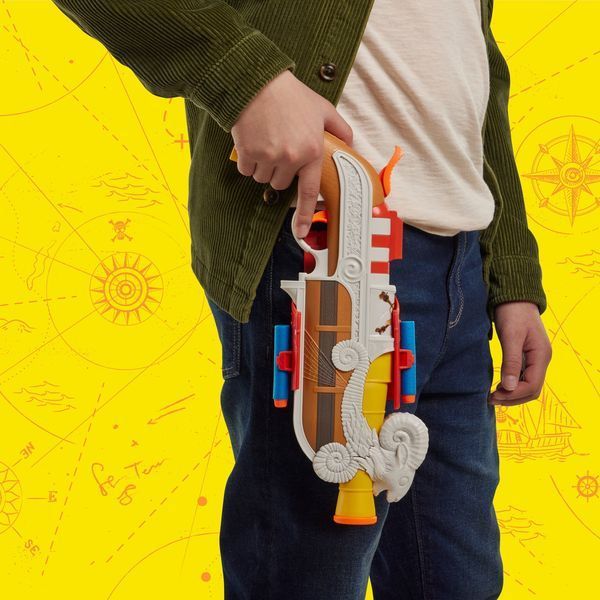 NERF Бластер іграшковий Nerf One Piece Going Merry із кобурою та 8 дротиками G2979 фото