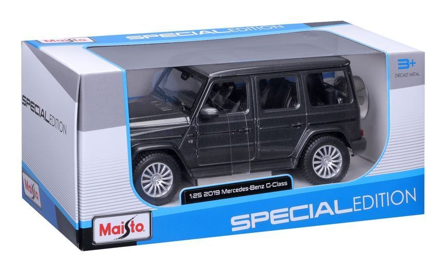 Модель автомобиля в масштабе 1:24 - внедорожник Mercedes Benz G-Class AMG 2019 серого цвета 31531 dark grey фото
