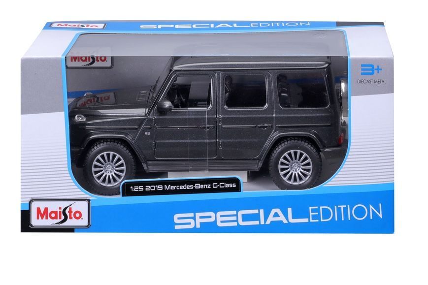 Модель автомобиля в масштабе 1:24 - внедорожник Mercedes Benz G-Class AMG 2019 серого цвета 31531 dark grey фото