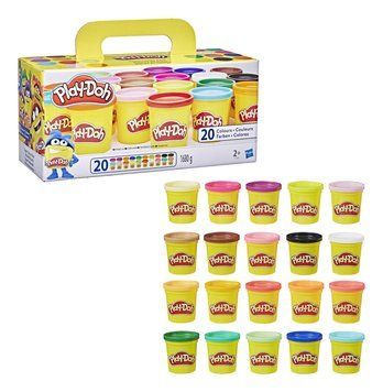Набір пластиліну Play-Doh: 20 баночок A7924 фото