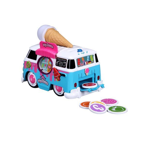 Автомобіль ігрова Magic Ice Cream Bus VW Samba Bus (світло і звук), бат. 3хAАА у компл. 16-88610 фото