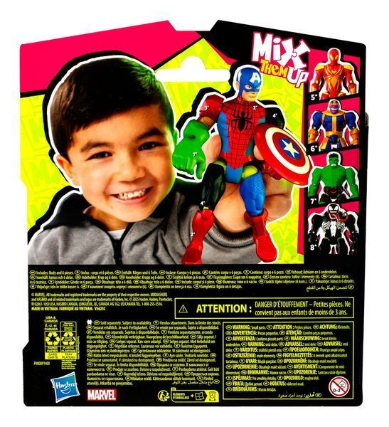 Іграшка-фігурка "Месники" серії "MixMashers" (F9267 AVN MIXMASHERS CAPTAIN AMERICA BASIC FIG) F9265-F9267 фото
