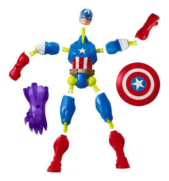 Іграшка-фігурка "Месники" серії "MixMashers" (F9267 AVN MIXMASHERS CAPTAIN AMERICA BASIC FIG) F9265-F9267 фото