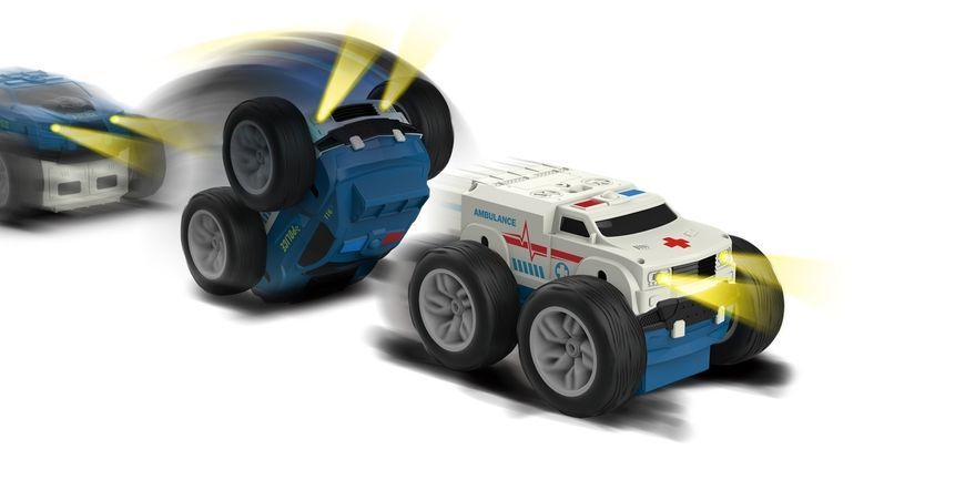 Машинка-перевертень на р/к "Rescue Racers" (BLUE) TG1009-TG1009-BLUE фото