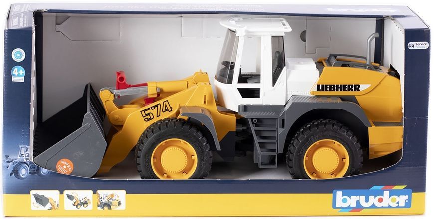 игрушечный дорожный погрузчик "Liebherr L574" 02430 фото