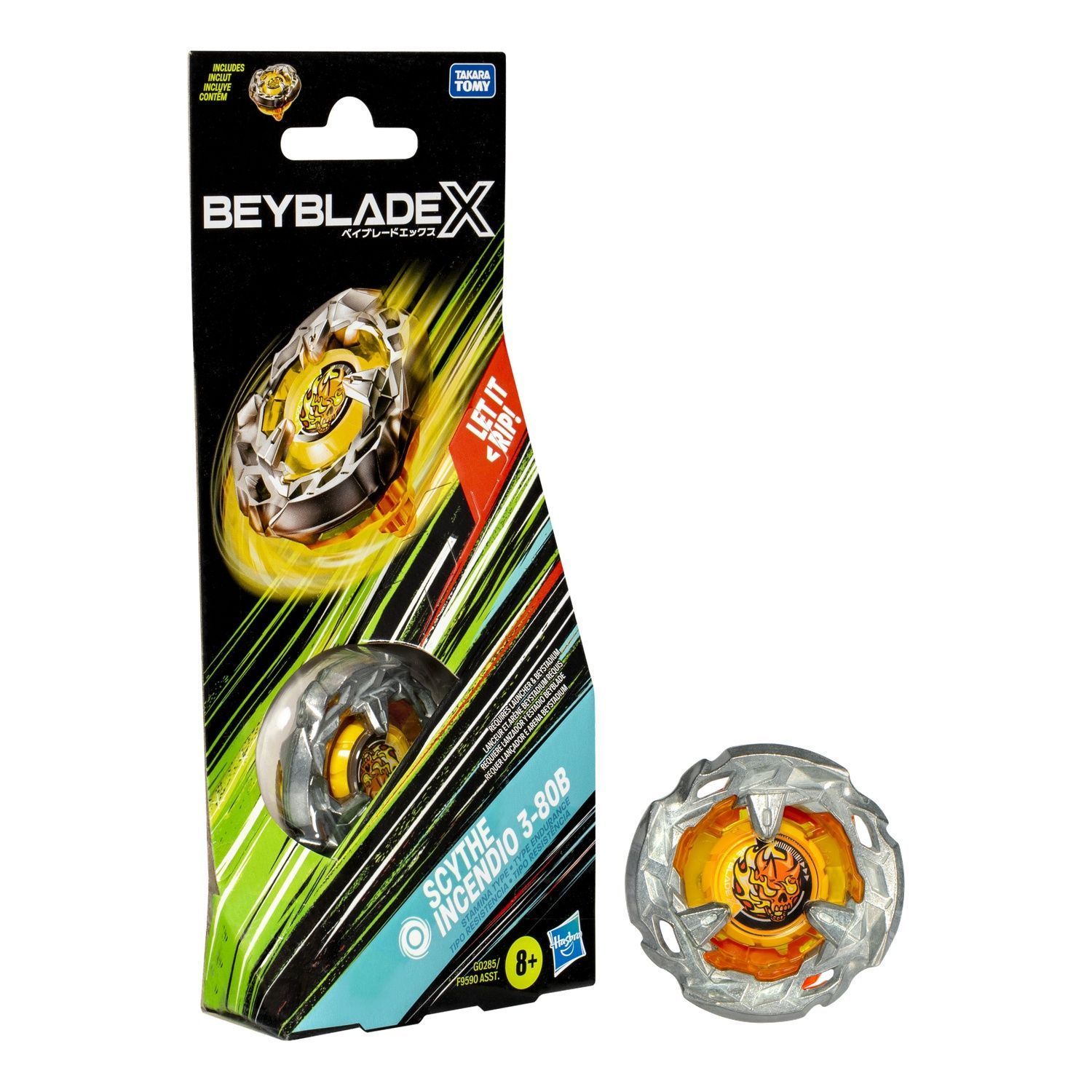 Купити Дзиґа Beyblade X: Scythe Incendio F9590-G0285 в інтернет