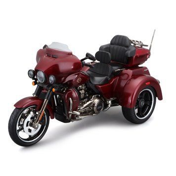 Игрушечный мотоцикл "Harley-Davidson Motorcycles 2021 CVO Tri Glide", масштаб 1:12 32337 met. red фото