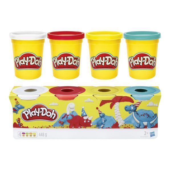 Набор пластилина Play-Doh "Динозавры" (4 баночки) B5517-B6508 фото