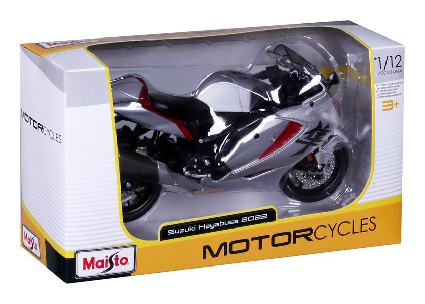 31101-21848 Мотоцикл іграшковий Suzuki Hayabusa 2022 в масштабі 1:12 31101-21848 фото