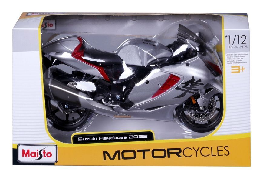 31101-21848 Мотоцикл іграшковий Suzuki Hayabusa 2022 в масштабі 1:12 31101-21848 фото