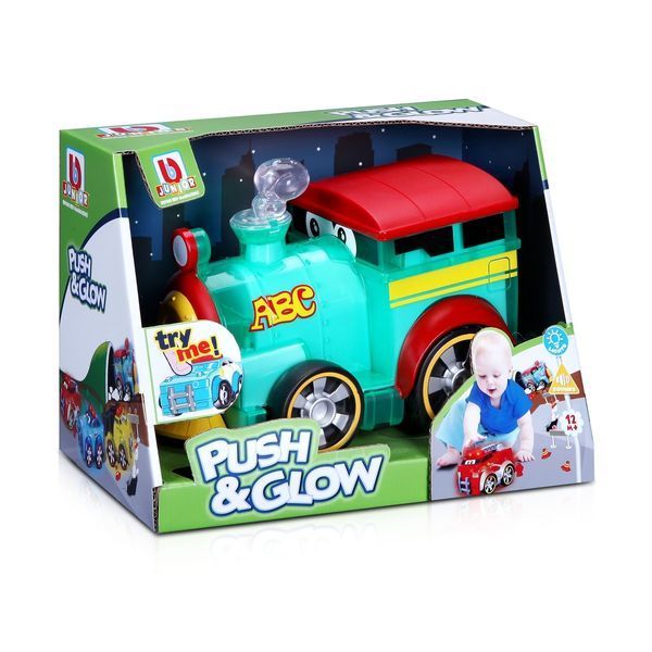 Ігрова автомодель - паровоз, Push & Glow (світло та звук), бат. 2хАА у компл. 16-89005 фото