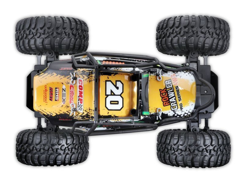 Автомодель на р/к Rock Crawler Pro, 2.4 GHz (акумулятор Li-ion 6,4v (USB зарядка) + 2хАА), чорний 81334-black фото