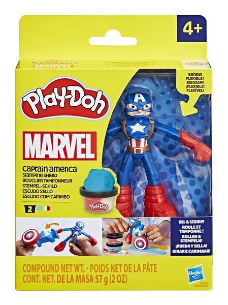 Набір для творчості Play-Doh "Герої Marvel": Капітан Америка F9829-G0056 фото
