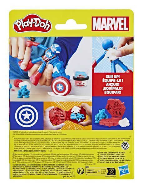 Набір для творчості Play-Doh "Герої Marvel": Капітан Америка F9829-G0056 фото