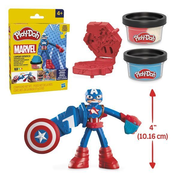 Набір для творчості Play-Doh "Герої Marvel": Капітан Америка F9829-G0056 фото