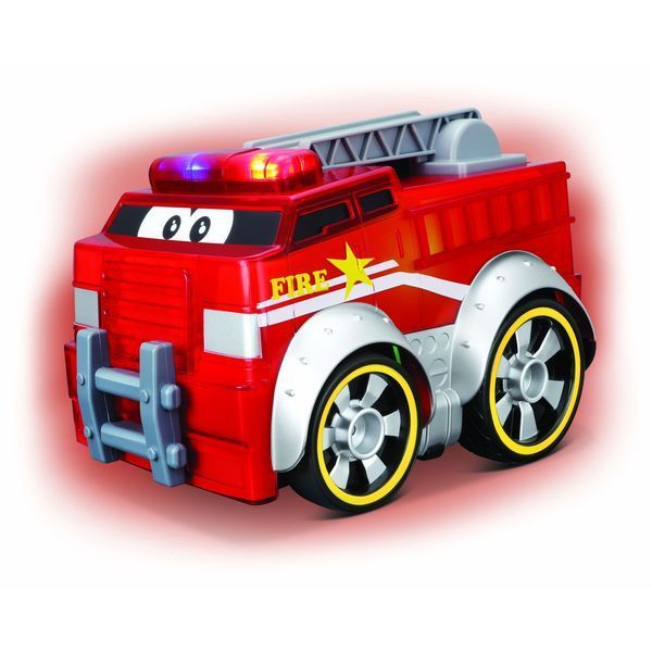 Игровая автомодель - пожарная машина, Push & Glow (свет и звук), бат. 2хАА в компл. 16-89006 фото