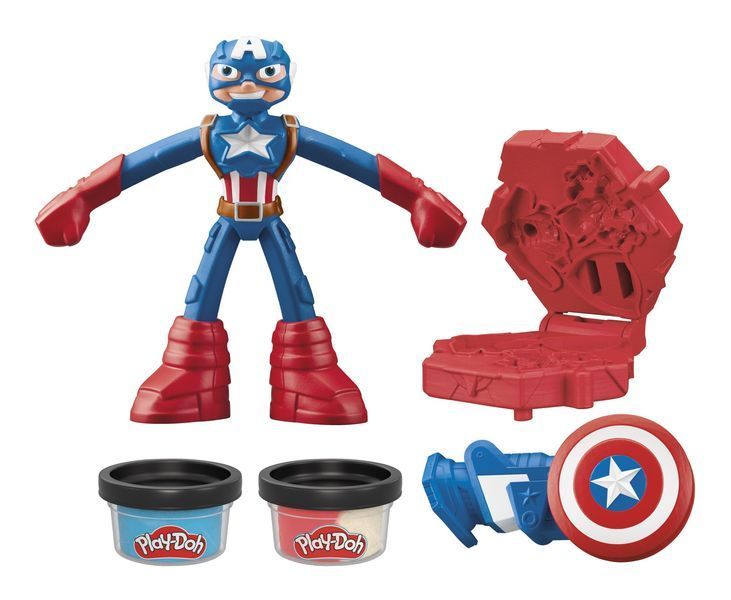 Набір для творчості Play-Doh "Герої Marvel": Капітан Америка F9829-G0056 фото