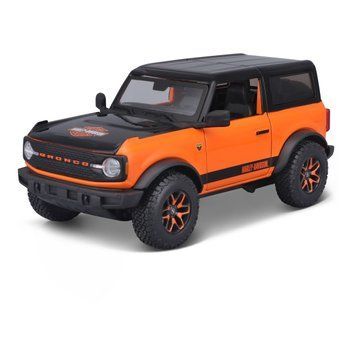 Машинка іграшкова Harley-Davidson Custom, масштаб 1:24 (2021 FORD BRONCO BADLANDS - ORANGE/BLACK) 32160-32272 фото