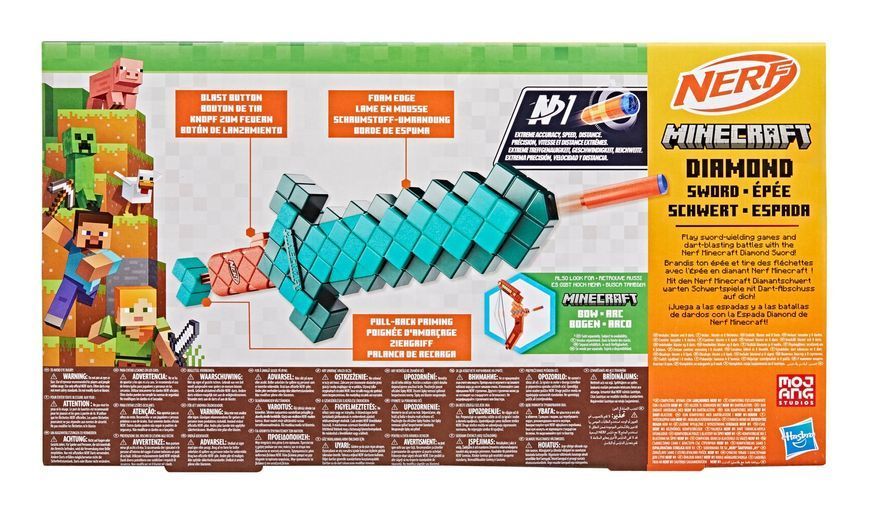 Бластер іграшковий "Nerf Minecraft Sword" G1437 фото