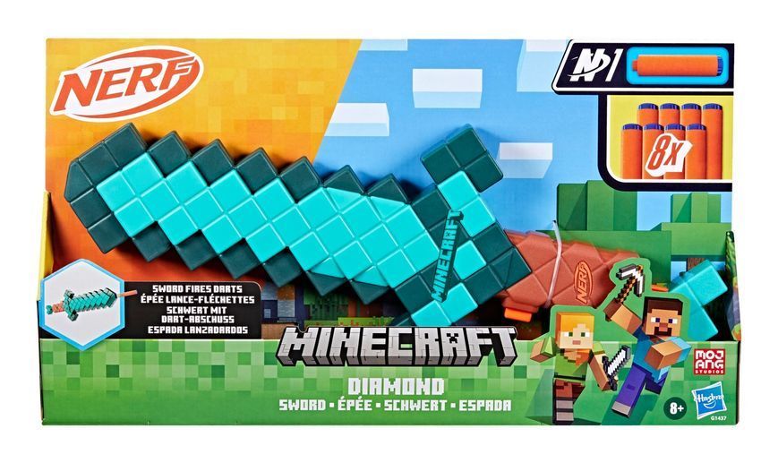 Бластер іграшковий "Nerf Minecraft Sword" G1437 фото
