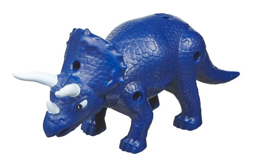 Ігровий набір &ndash; збірна машинка та динозавр Triceratops blue 20073 фото