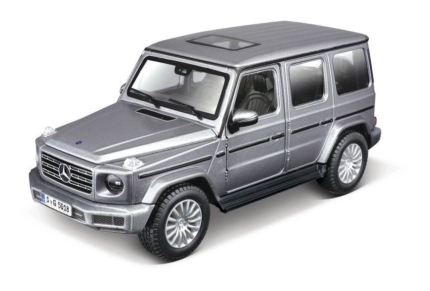 Збірна модель автомобіля 2019 Mercedes-Benz G-Class, масштаб 1:25 сірий 39536 silver фото