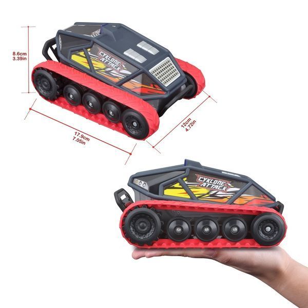 Автомодель на р/к Cyclone Attack сіро-червоний 82755 grey-red фото