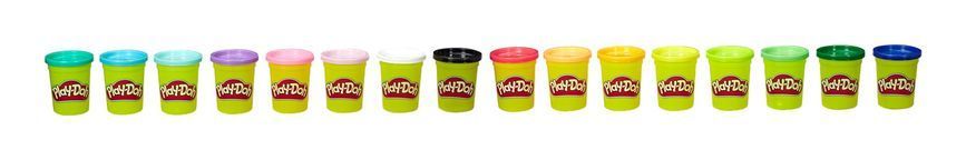 Набір маси для ліплення Play-Doh Mega Meter, 16 баночок E6015 фото
