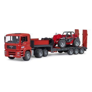 Іграшковий тягач "MAN TGA" з причепом та телесопічний навантажувач "Manitou MLT 633" 02774 фото