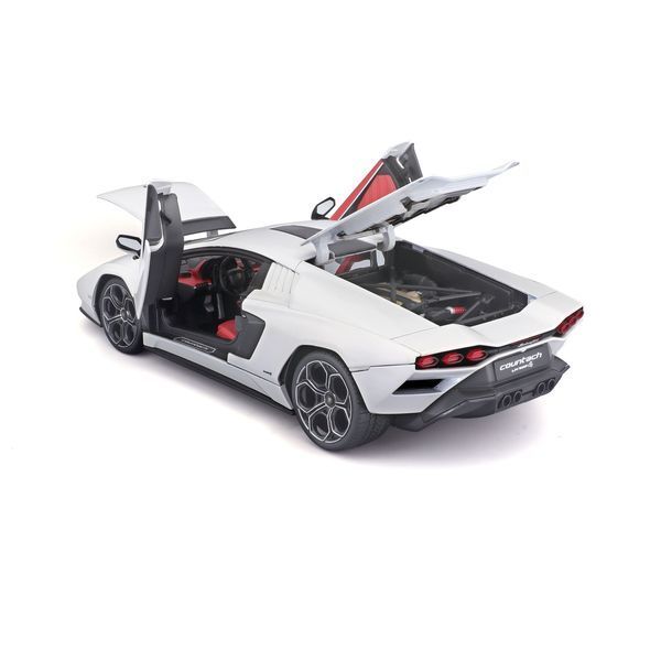 Автомодель в масштабі 1:18 - Lamborghini Countach LPI 800-4 біла 31459 white фото