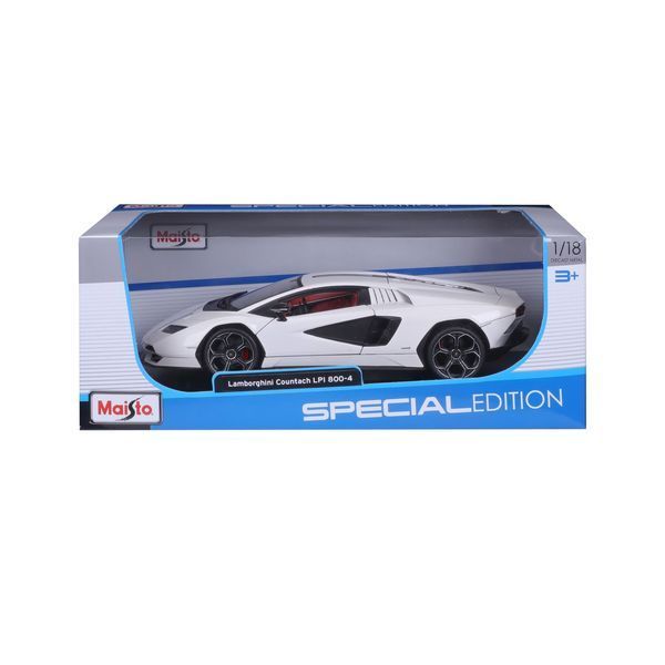 Автомодель в масштабі 1:18 - Lamborghini Countach LPI 800-4 біла 31459 white фото