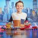 Игровой набор Mini City Playsets - Пожарная часть с двумя машинами. Подсветка, с батарейками 20552 фото 10