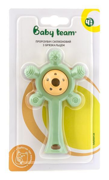 Прорізувач силіконовий з брязкальцем, арт. 4039 4039 фото