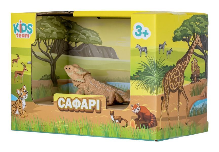 Игрушка-статуэтка животного "Сафари" (ящерица Агама) Q9899-A51-1 фото