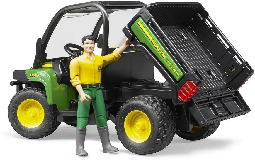 Игрушечная машина "John Deere Gator XUV 855D" с фигуркой 02490 фото