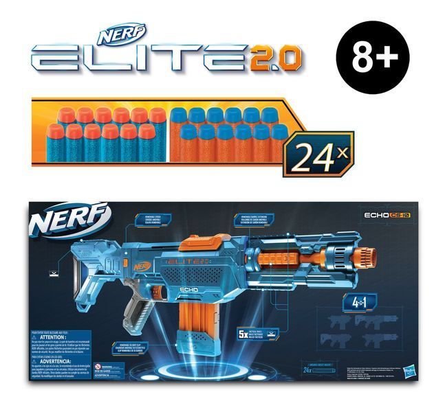 Бластер игрушечный &laquo;Эхо&raquo;, серия &laquo;Нерф Элит 2.0&raquo; E9533 фото