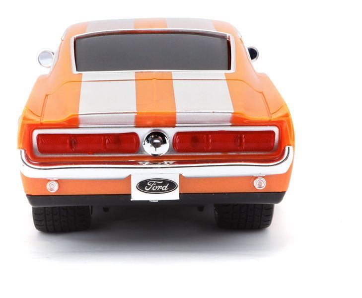Машинка іграшкова на р/к 1967 Ford Mustang GT, масштаб 1:24 помаранчевий 81520 фото