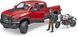 Игрушечный внедорожник "Dodge RAM 2500" с мотоциклистом 02502 фото 7