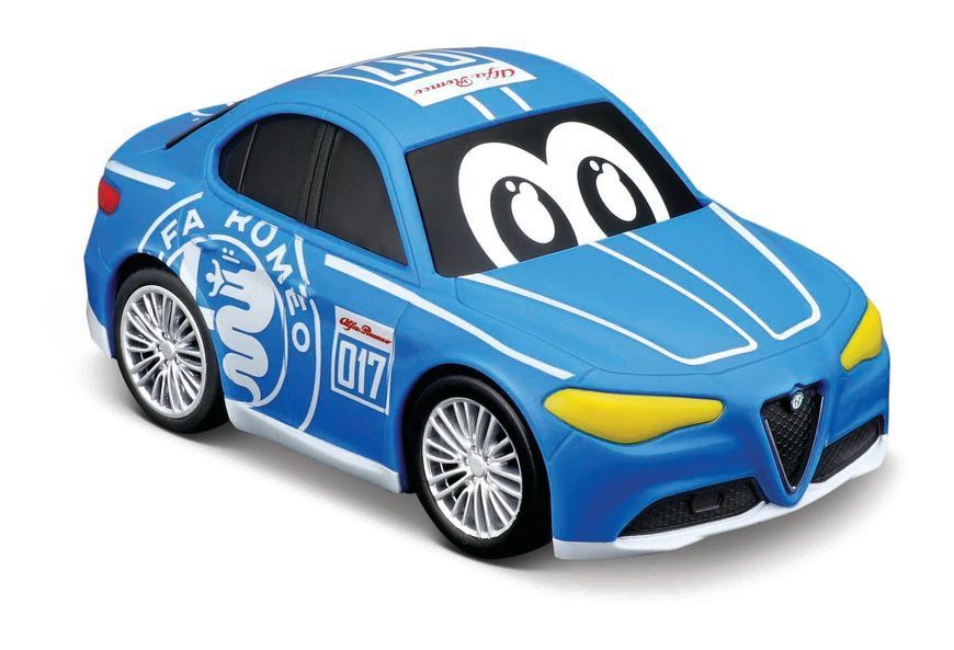 Машинка іграшкова Pullback Racer Alfa Romeo, блакитна 16-85141 фото