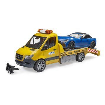 Игрушечный эвакуатор "MB Sprinter" с "Roadster Bruder" 02675 фото