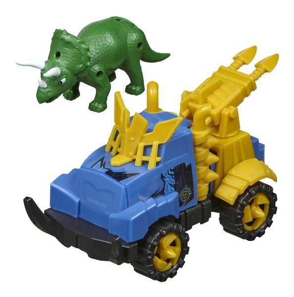 Ігровий набір &ndash; збірна машинка та динозавр Triceratops green 20074 фото