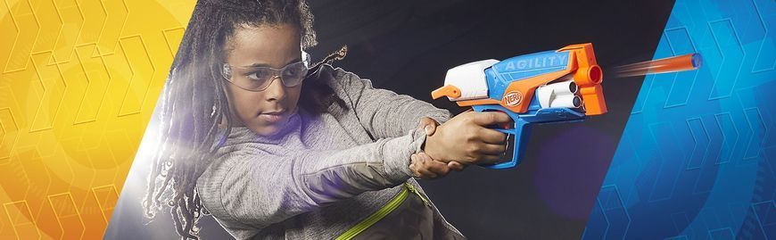 Бластер игрушечный "Ловкость", серия "Nerf N Series" F8629 фото