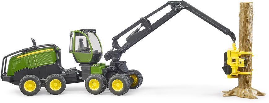 Игрушечный комбайн "John Deere 1270G" с 1 бревном 02135 фото