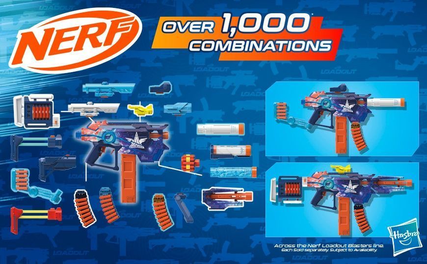 Бластер іграшковий "Nerf Loadout Galactic Commander" G1580 фото