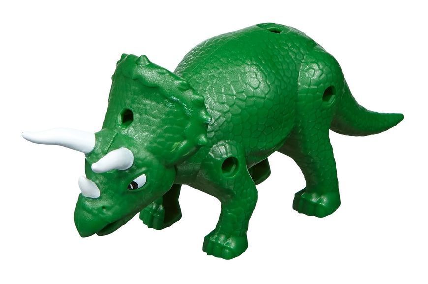 Ігровий набір &ndash; збірна машинка та динозавр Triceratops green 20074 фото