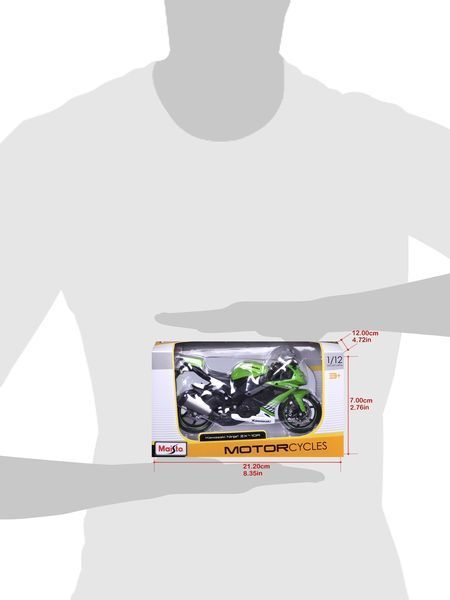 31101-10011 Игрушечный мотоцикл Kawasaki Ninja ZX-10R в масштабе 1:12 31101-10011 фото